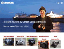 Tablet Screenshot of cameralabs.com